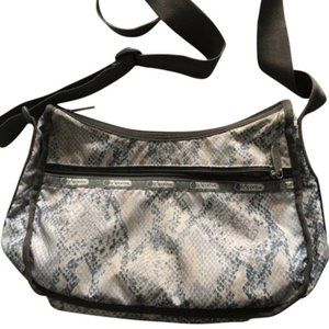 LeSportsac Snake Print Nylon Cross Body Bag